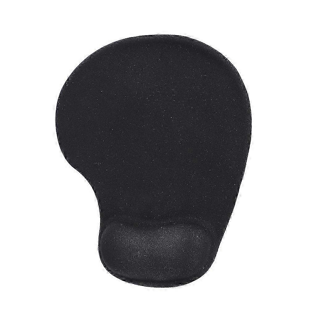 Black Ergonomic Gel Wrist Support Mouse Pad