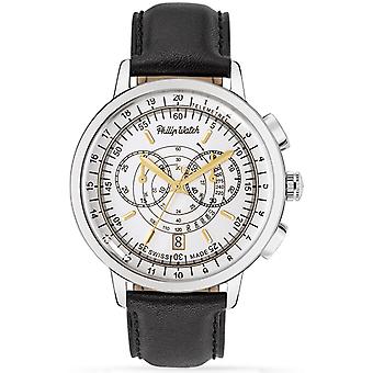 Philip watch grand archive 1940 Swiss Quartz Analog Man Watch with R8271698003 Cowskin Bracelet