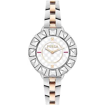 Furla Club Quartz Analog Women's Watch avec R4253109505 Bracelet en acier inoxydable