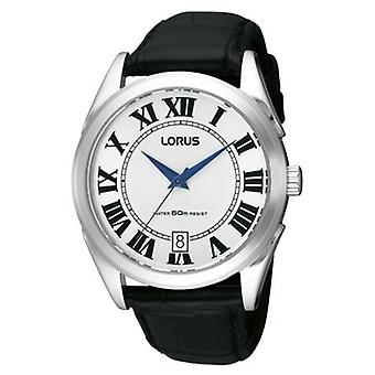 Lorus Watches Quartz Analog Man Watch with Cowskin Bracelet RP919AX9