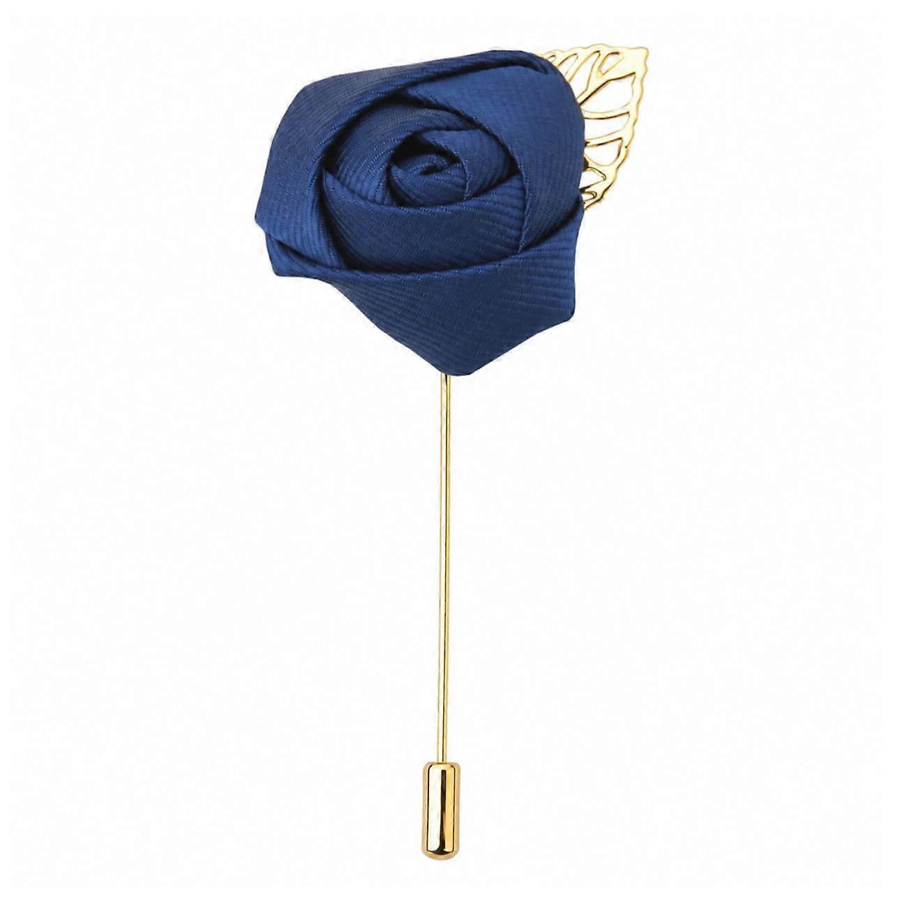 Navy Blue Plain Twill Lapel Pin