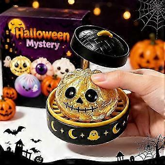 Halloween-Quetschspielzeug, weiche, langsam aufsteigende Kürbis-Geister-Quetschspielzeuge, niedliche Stressabbau-Fidget-Spielzeuge für Halloween-Partydekorationen und Geschenke_