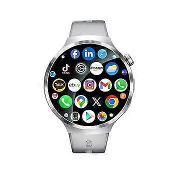 4G 5G Cellular Version Android 13.0 Smartwatch GPS Wifi Smart Watch With 190 Rotary Camera Dual System Google Play Store