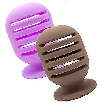 Silicone Makeup Sponge Holder for Storage 4Pcs Powder Puff Rack