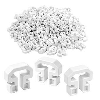100 Plastic Soccer Net Clips for Goal Net Systems