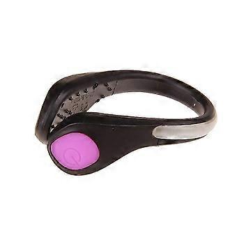 LED Shoe Clip Lights for Night Running Safety, Weather Resistant Plastic, Non Slip Design, 2Pcs Pink