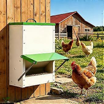 Automatische Kippenvoerbak, 11 kg Gevogelte Voederbak, Weerbestendig