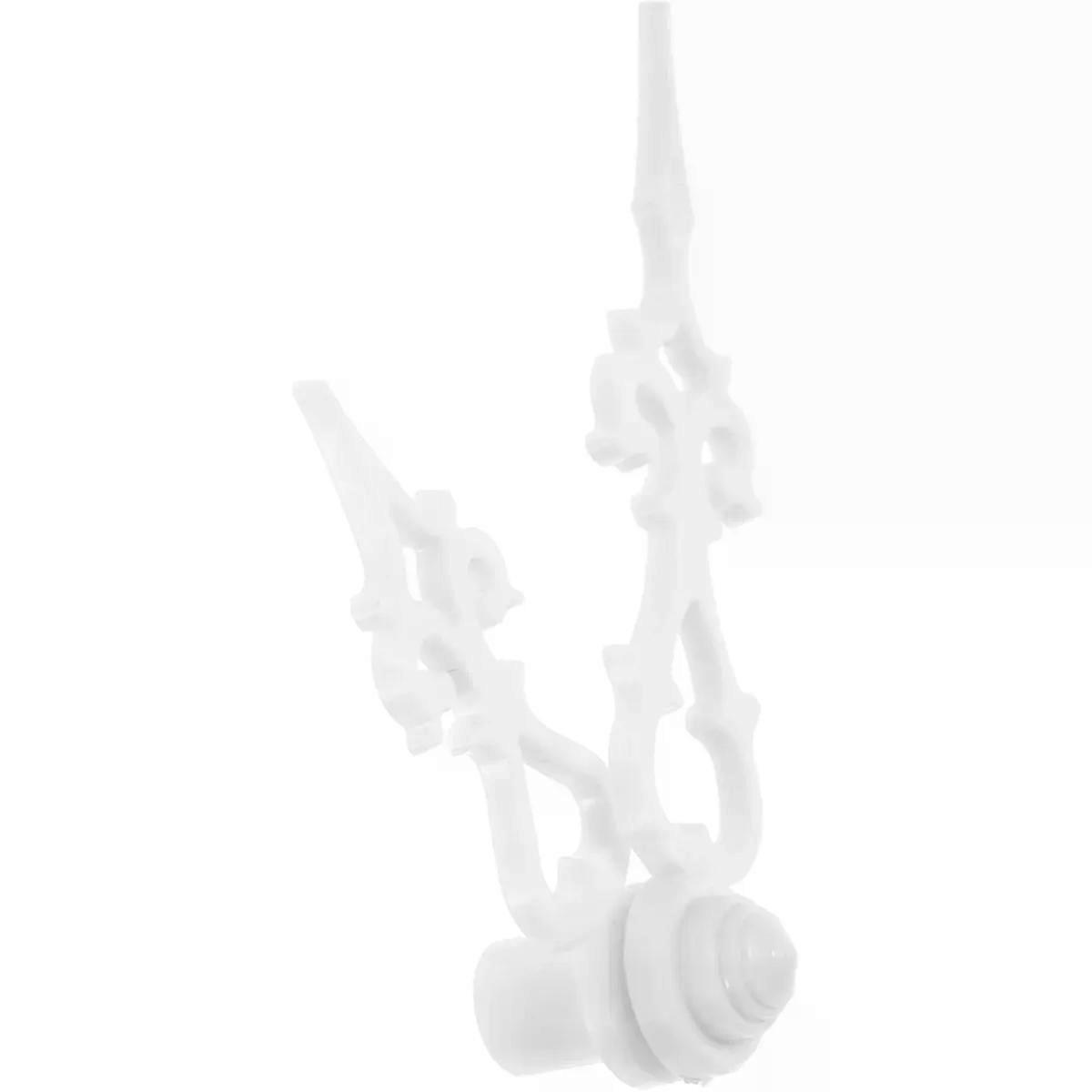 White Plastic Wall Clock Hands Replacement Set for Cuckoo Clock