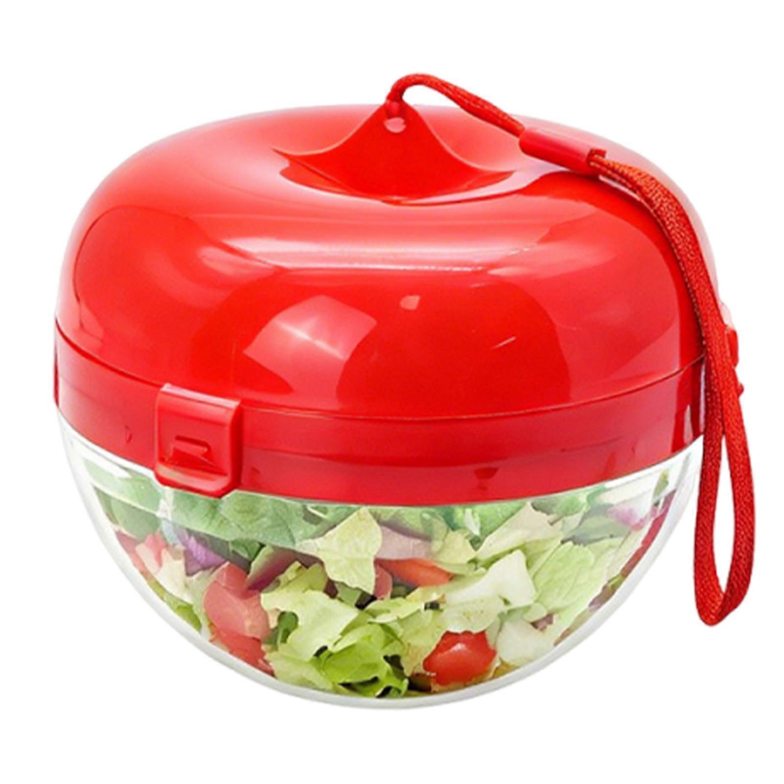 Leak-Proof Apple-Shaped Meal Prep Tray