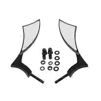 Black Motorcycle Rearview Side Mirror, Motorcycle Supplies