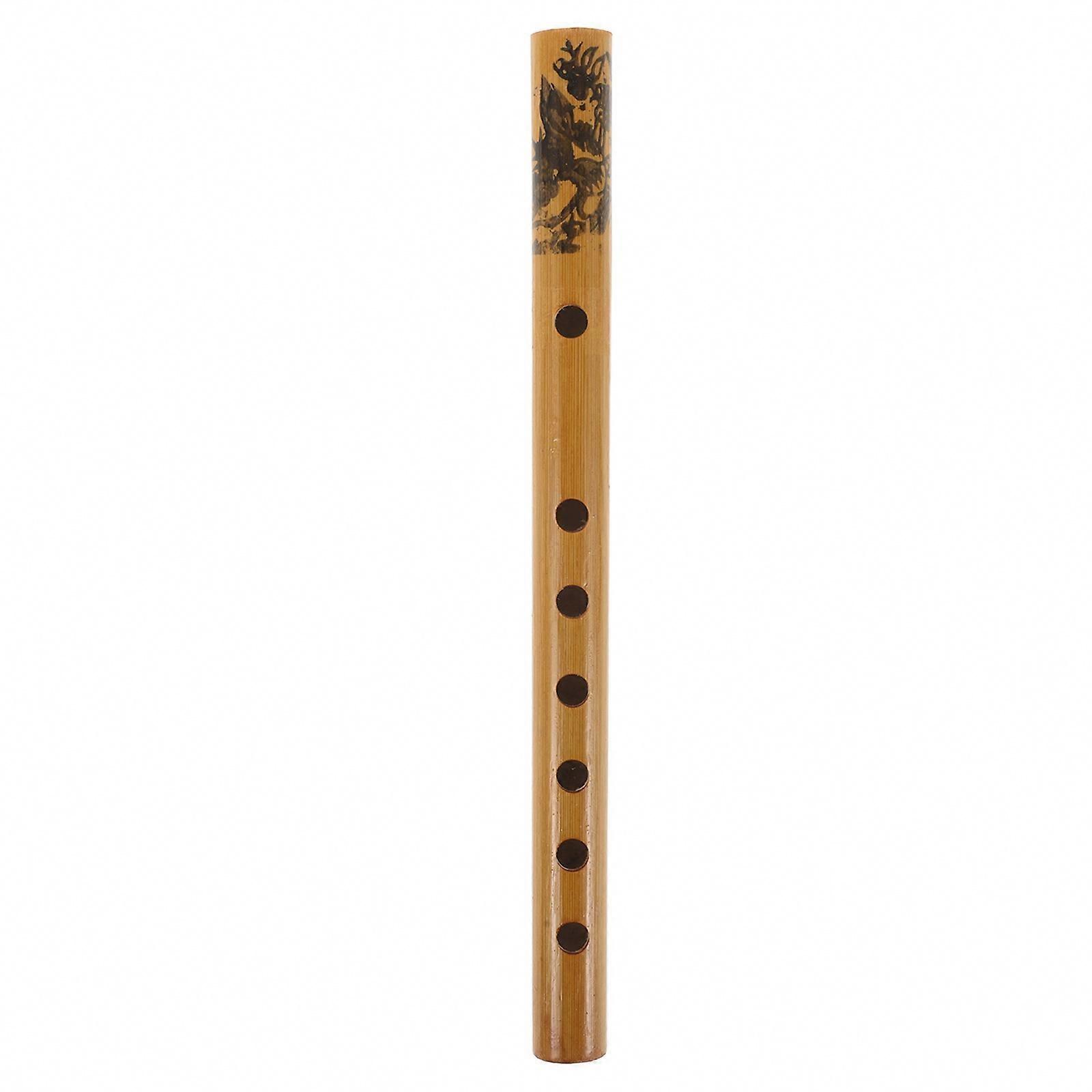 Practice Bamboo Six-Hole Portable Vertical Flute