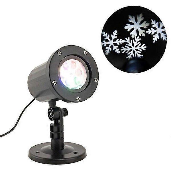 Snowflake Pattern Auto-Rotate Projector