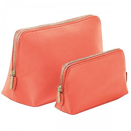 Bagbase Boutique Leather-Look PU Toiletry Bag