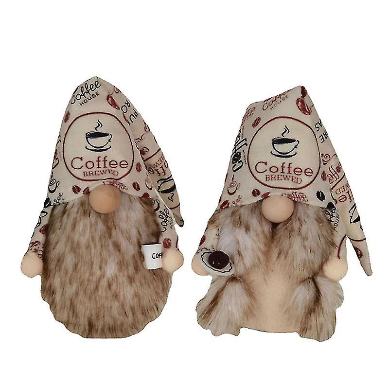 30X11x8cm Assorted Color Posters, Prints, & Visual Artwork 2pcs Adorable Coffee Design Dolls Faceles