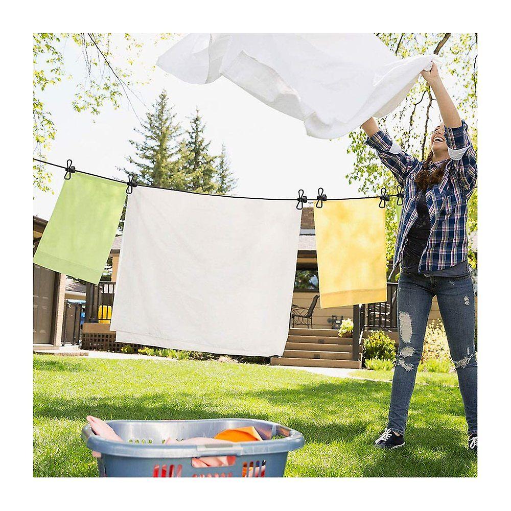Set Of 2 Clothesline Camping Clothesline Travel Outdoor Flexible