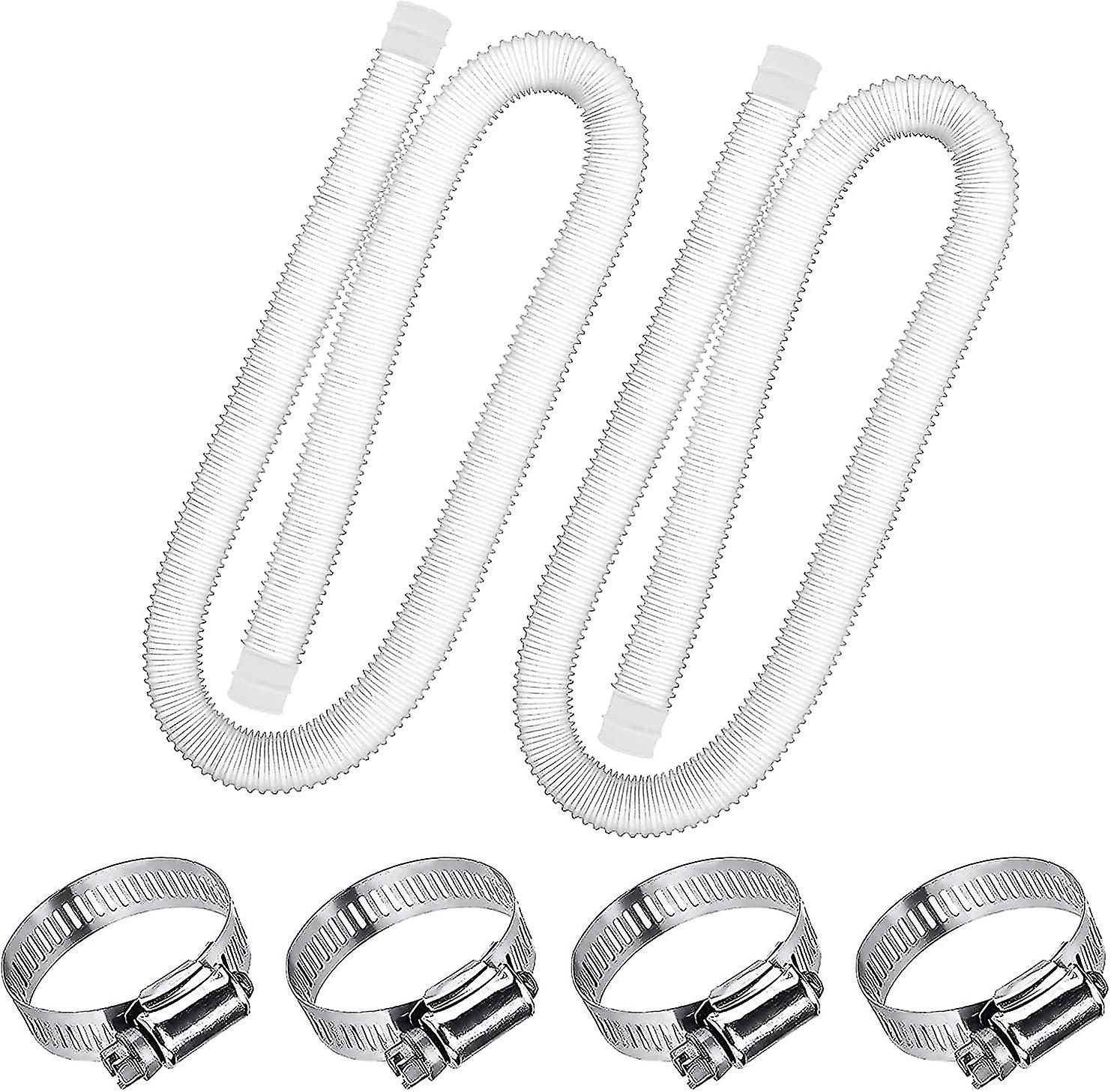Replacement Pool Hose 1.25" Diameter, Wire Clamp 1.25" Hoses,