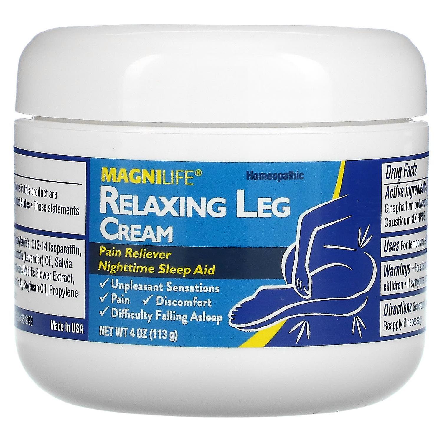 MagniLife, Relaxing Leg Cream, 4 oz (113 g)