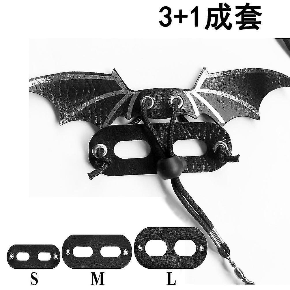 1 Set Adjustable Lizard Leashes, Bearded Dragon Harness Leash Soft Leather Reptile Lizard Leash With Cool Wings