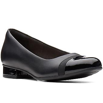 Clarks Juliet Monte Womens Wide Fit Low Heeled Ballet Pumps