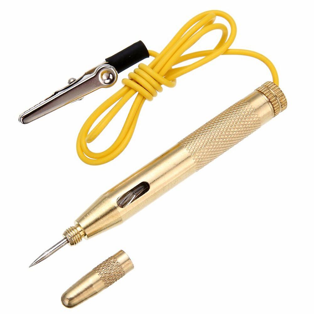 Diagnostic Tools Dc 6v 12v 24v Copper Auto Car Light Circuit Tester Lamp Voltage Test Pen Detector Probe Light System Test