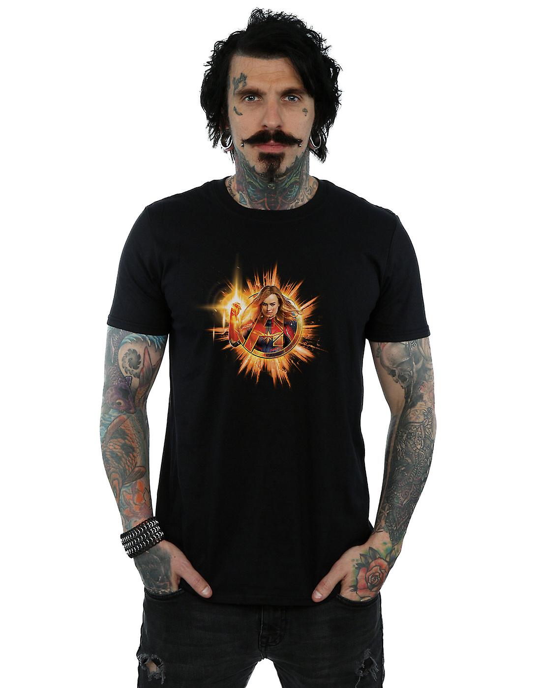 Marvel uomini Vendicatori Endgame Captain Marvel Blast T-Shirt