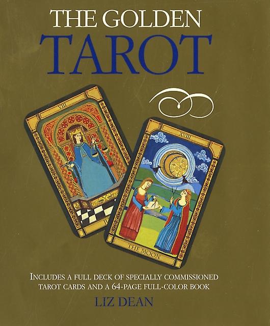 The Golden Tarot by Liz Dean Multiplecomponent retail product parts enclosed Book