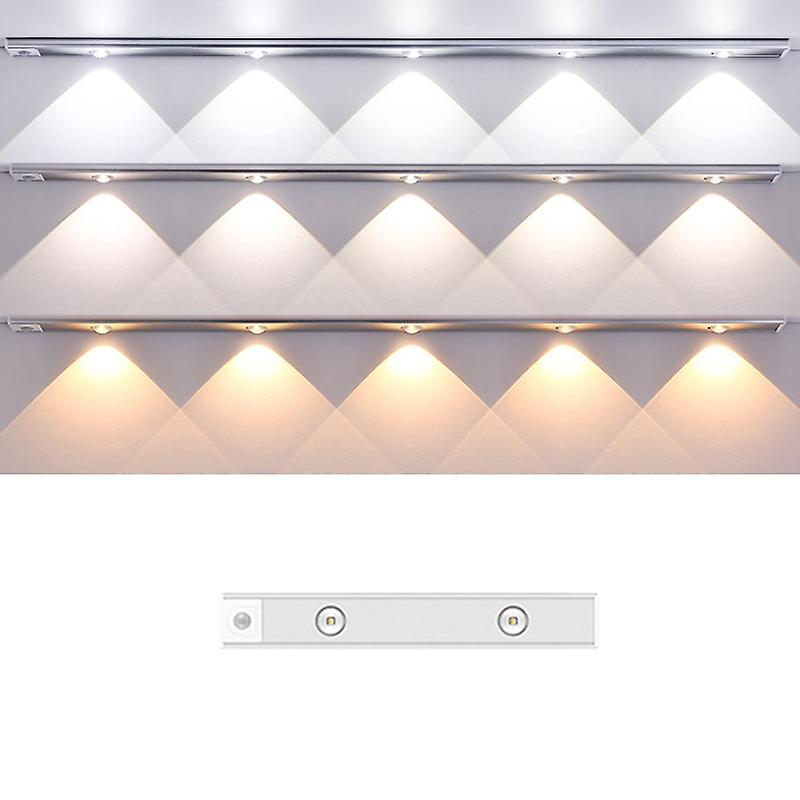 Smart LED Human Body Sensor Light Bar, Length: 20cm Space Silver