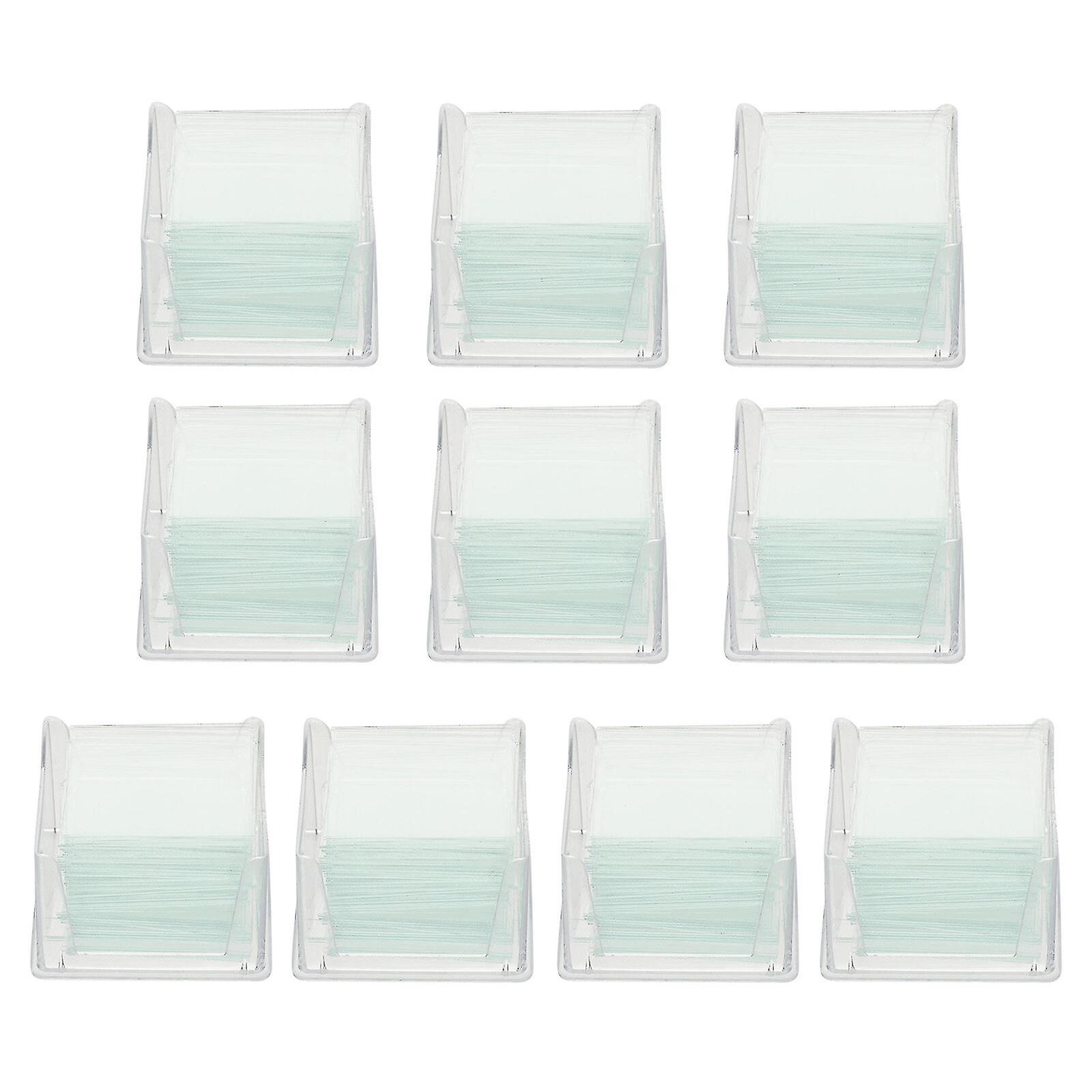 1000 Pcs/10 Boxes Blank Microscope Square Cover Glass For Optical Microscope
