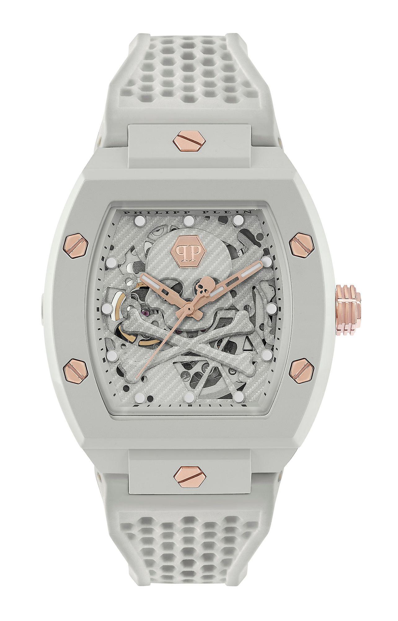 Philipp Plein Men's Watch Automatic THE SKELETON ECOCERAMIC PWVBA0123 Silicone