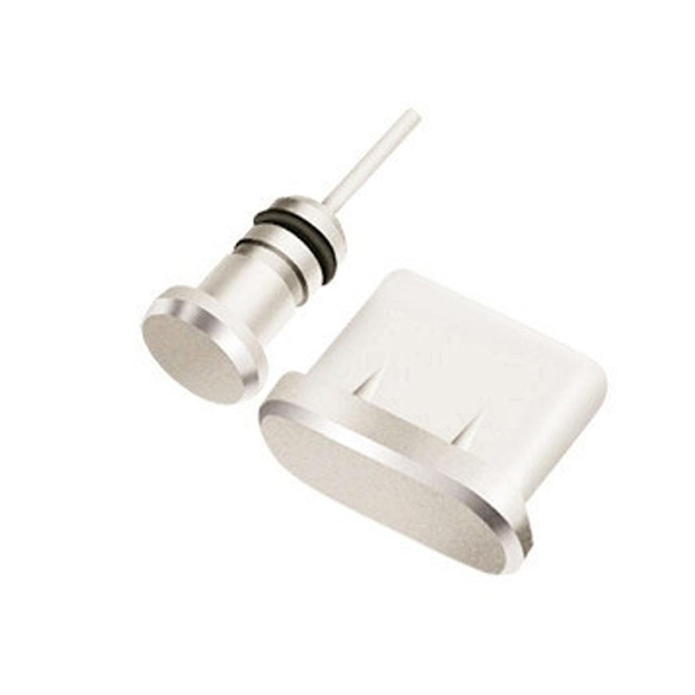 Type-C Micro USB Earphone Jack Charge Port Anti-Dust Plug for Android iPhone