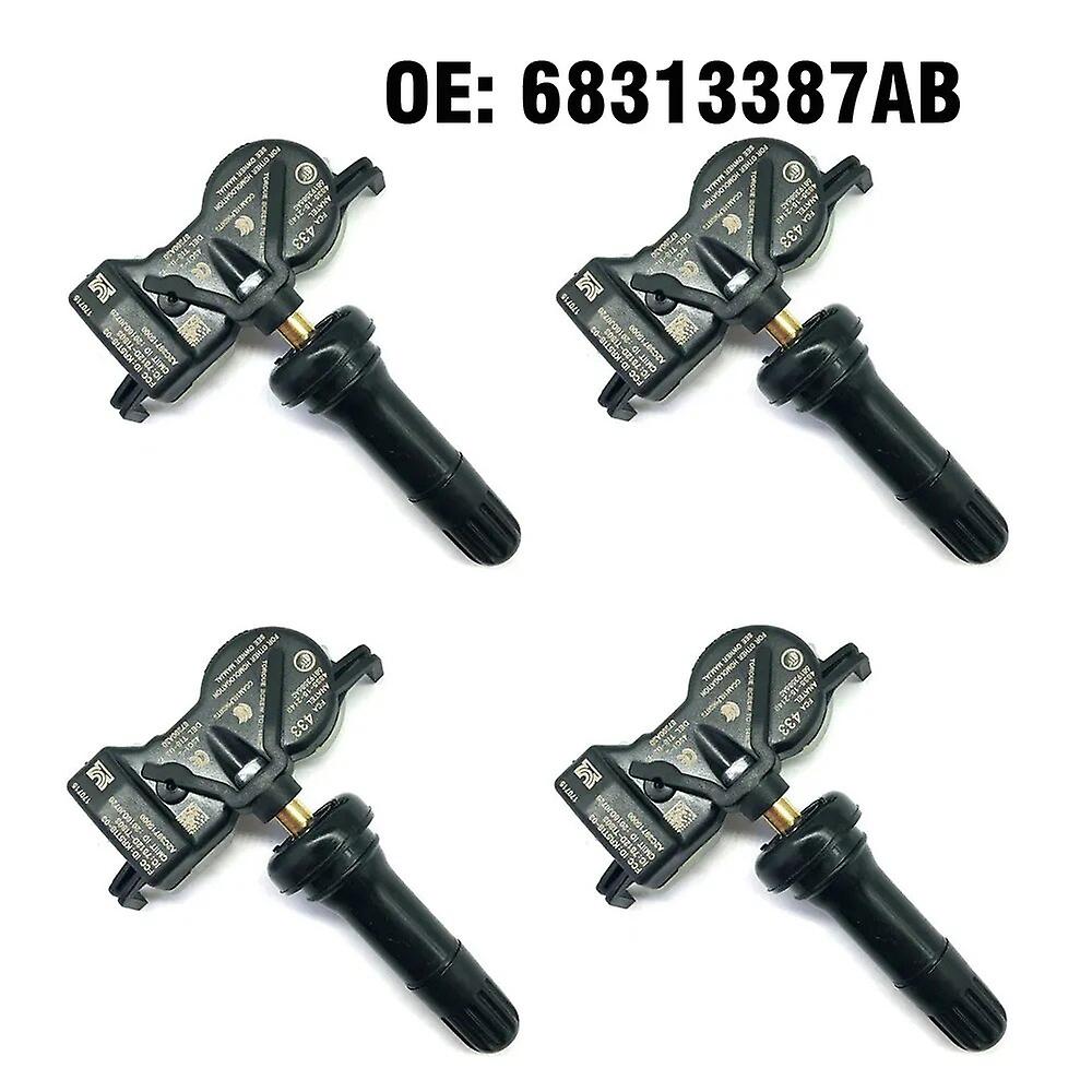 4pcs Tpms Tire Pressure Monitor System 433 Mhz Sensor For Jeep Grand Cherokee For Dodge Durango 2016 2017 2018