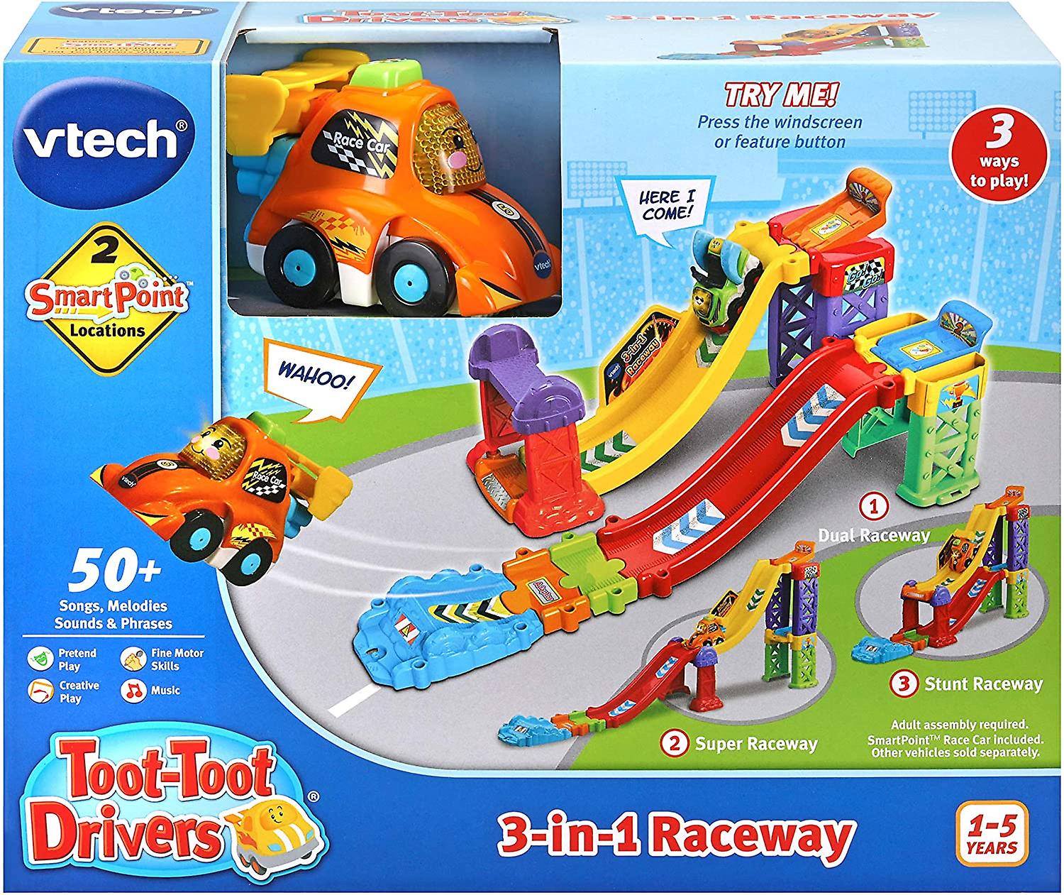 Vtech Toot-Toot Kørere 3-I-1 Raceway