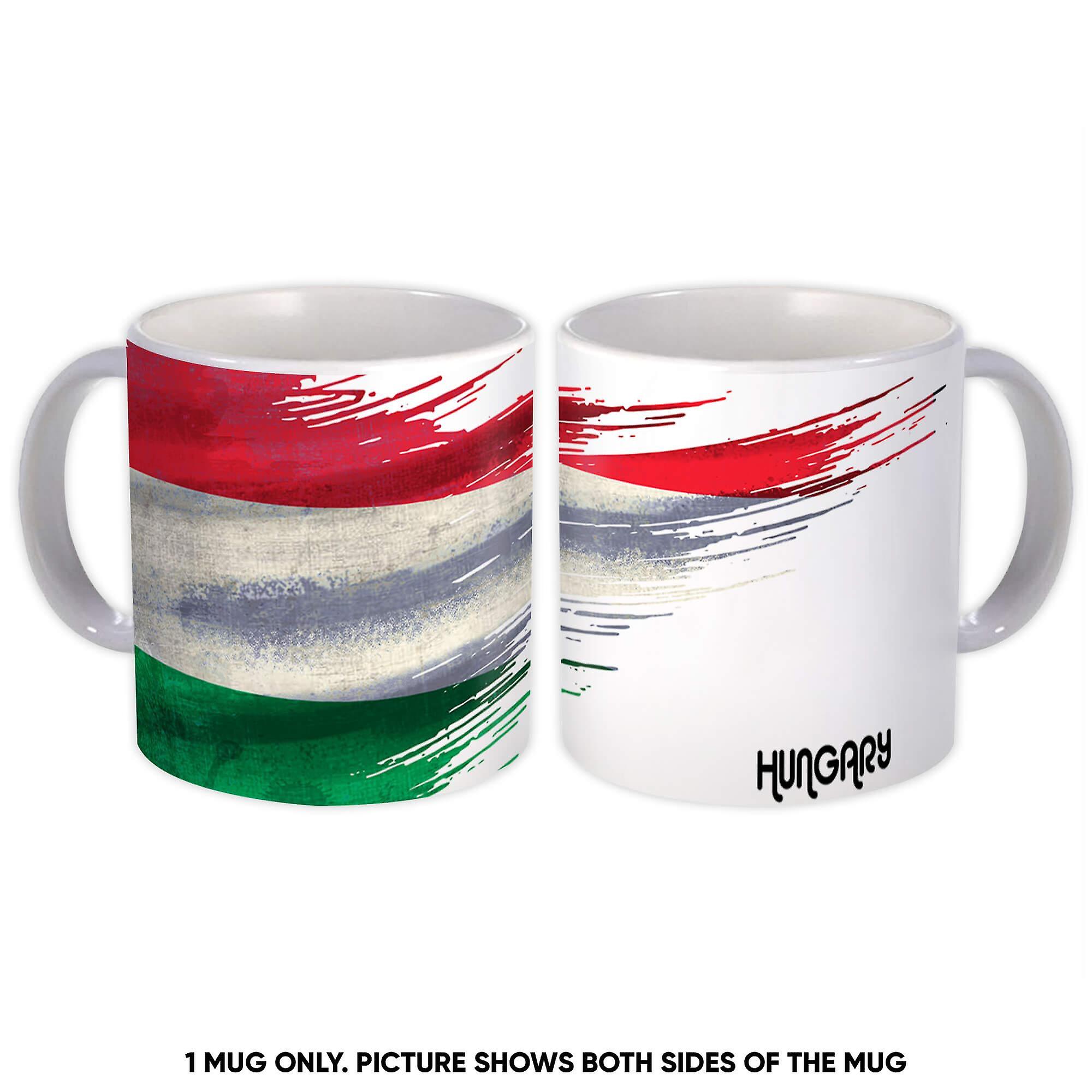 Gift Mug: Hungary Flag Modern