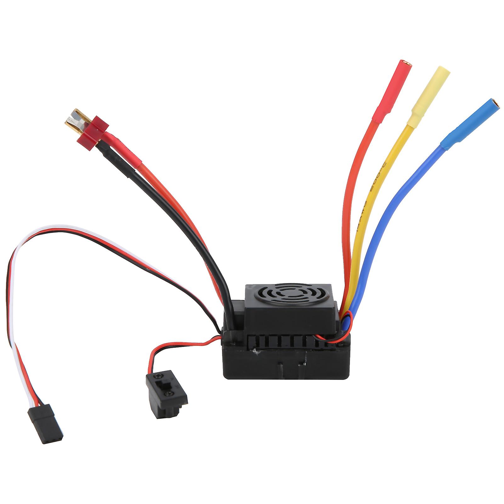 60A Waterproof Brushless ESC Electric Speed Controller for SCX10 1/10 RC Car ModelT Plug