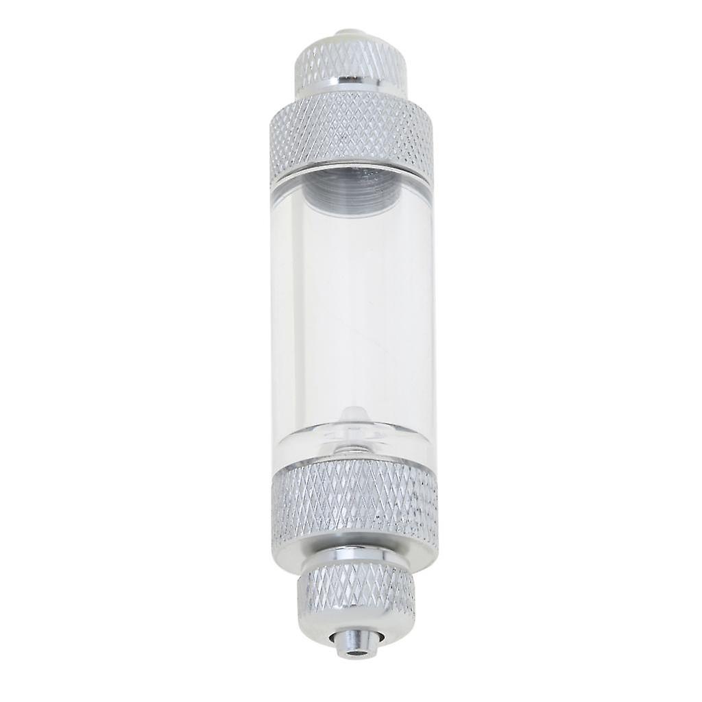 Aluminium Aquarium Inline CO2 Bubble Counter with check valve 2 Head