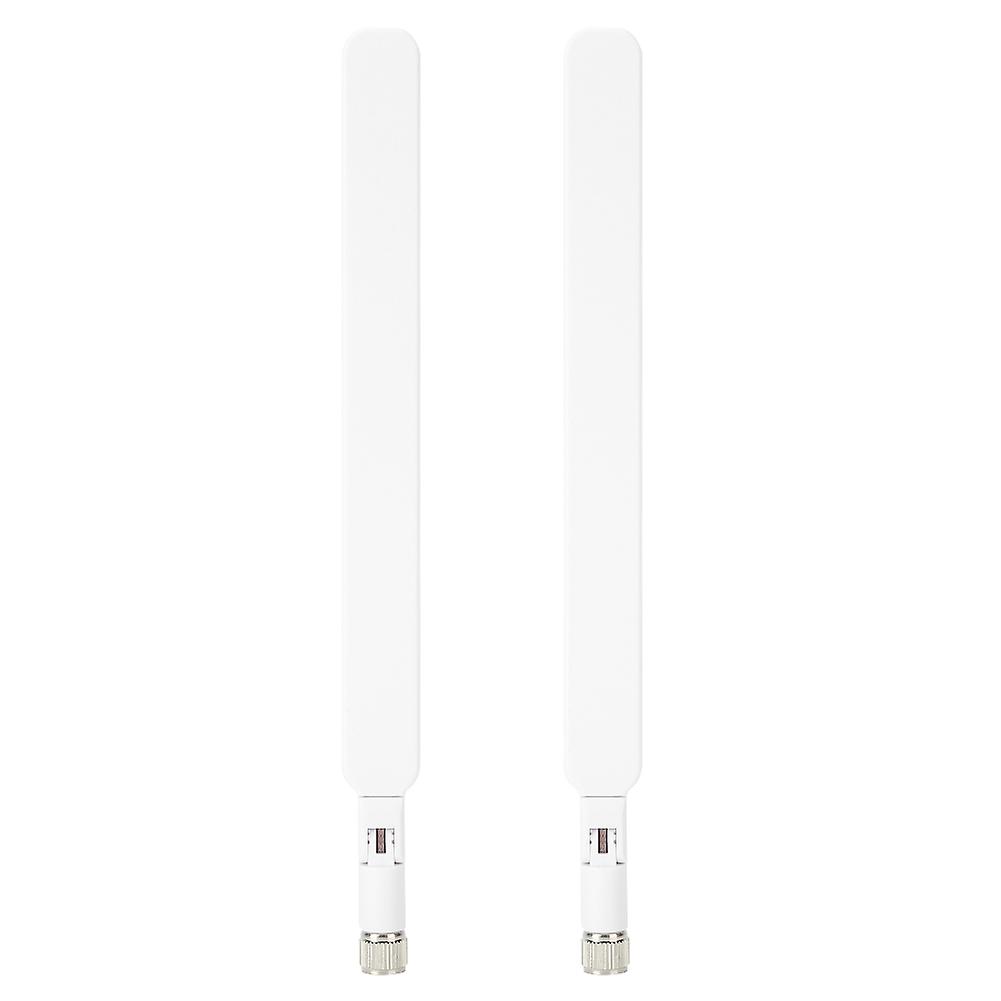 2Pcs 4GLTE Router Antenna B593 CPE for Huawei Network Signal Wireless Male BoosterWhite