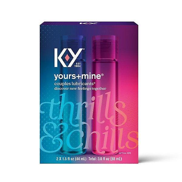 K-y Yours + Mine Couples Personal Lubricants, 3 Fl Oz