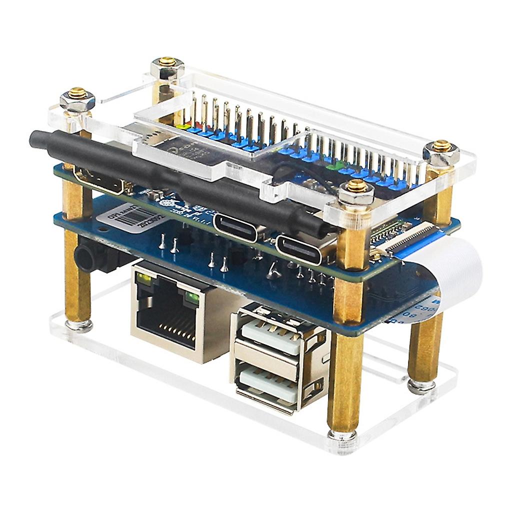 Complete Solution Expansion Board with Acrylic Case for OrangePi 0 2W