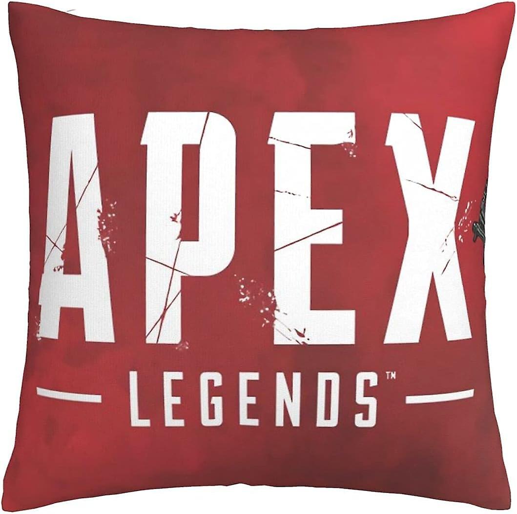 Apex Legendsスローピローカバー快適なピローケーススクエアクッションカバーケースデコラティブスローピローカバー18x18インチスローピローケース車用