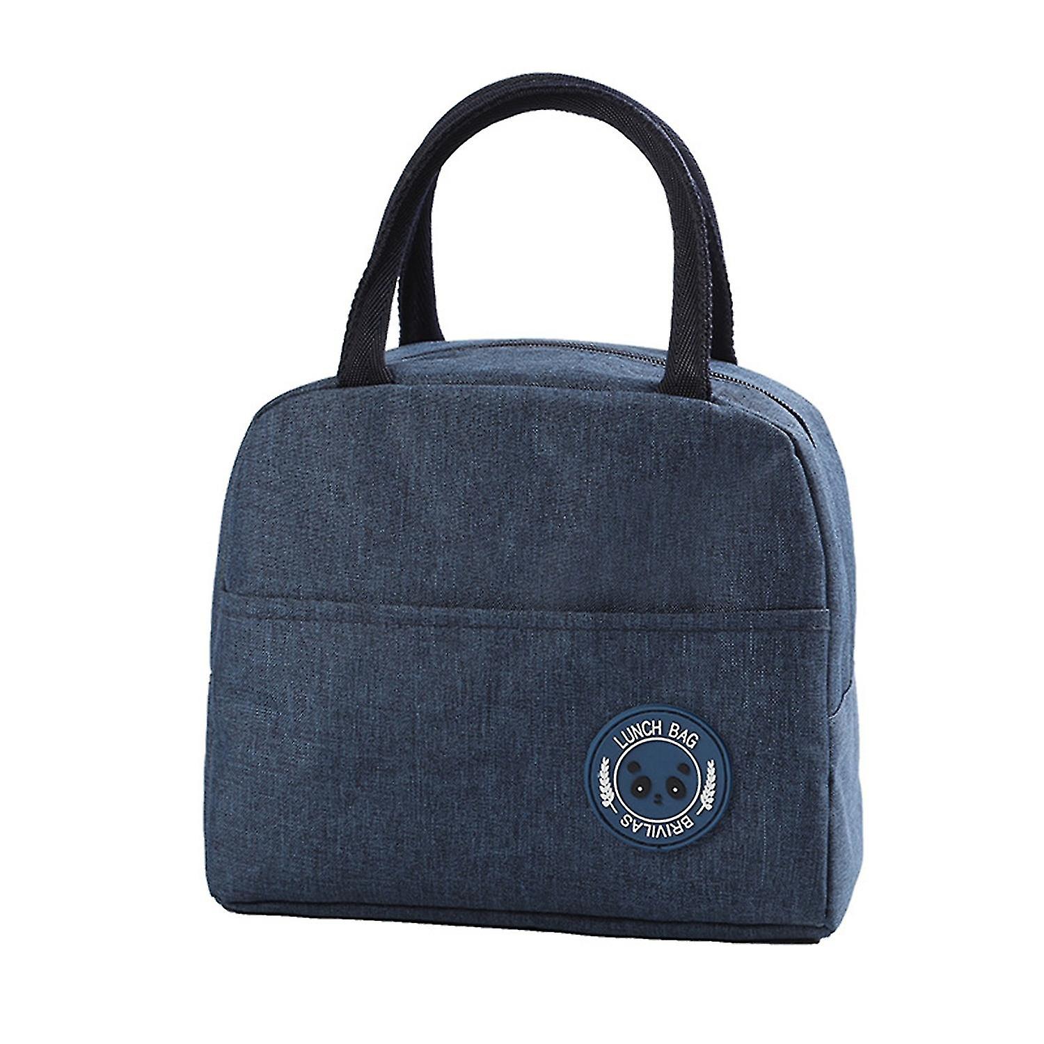 Leakproof Thermal Insulated Bag with Handle Oxford Cloth Tear Resistant Lunch Bag for Restaurant