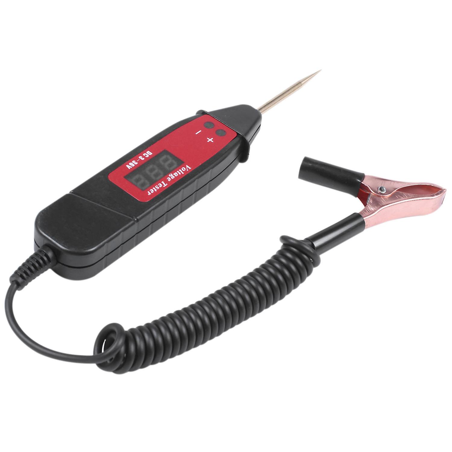 Universal 5-36V Car Digital Lcd Voltage Test Pen Professional Car Tester Pencil Detector With Led L