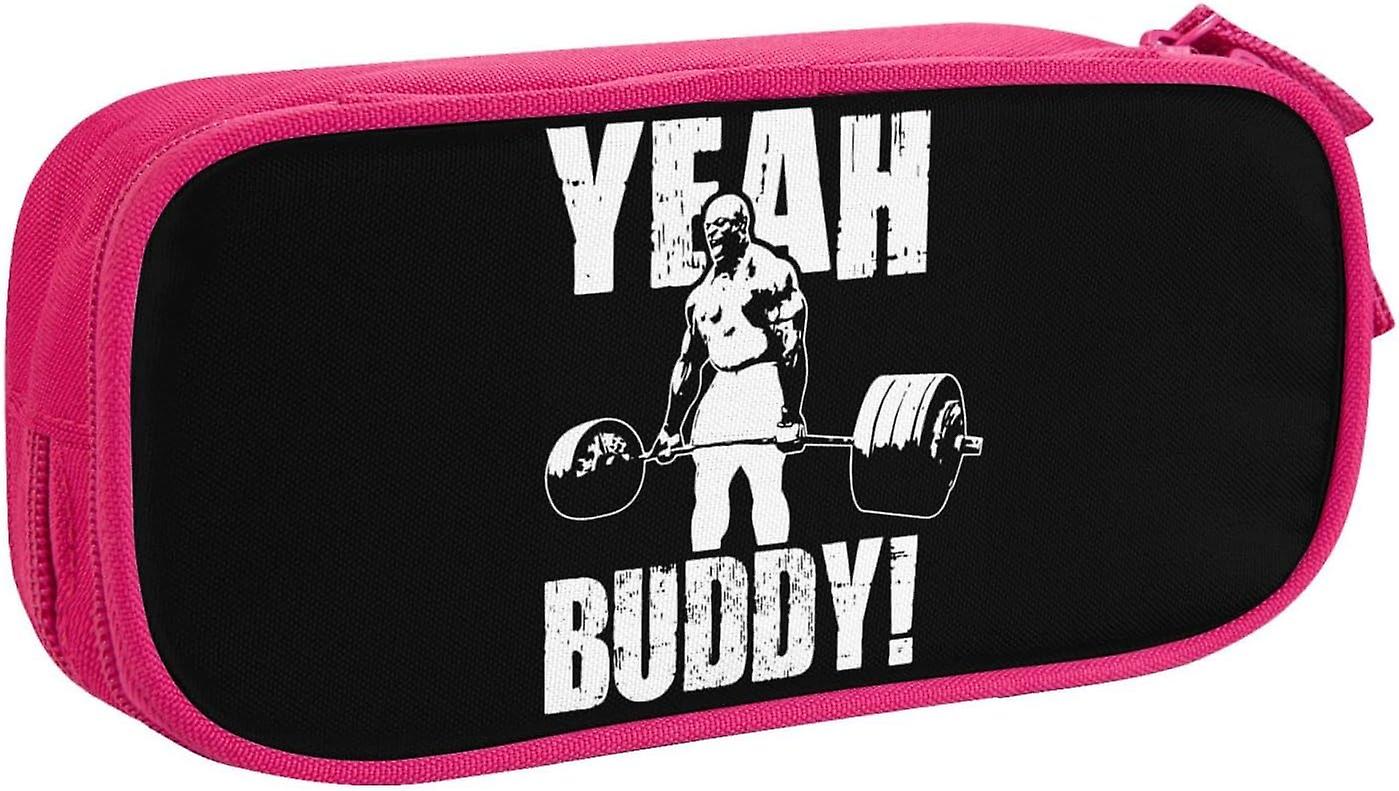 مقلمة ذات سعة كبيرة روني لكولمان مع حامل سحاب تخزين حقيبة منظم القلم للمراهقين مكتب كلية وردي 11058