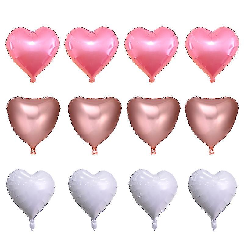 12pcs Clear Ballons With Confetti