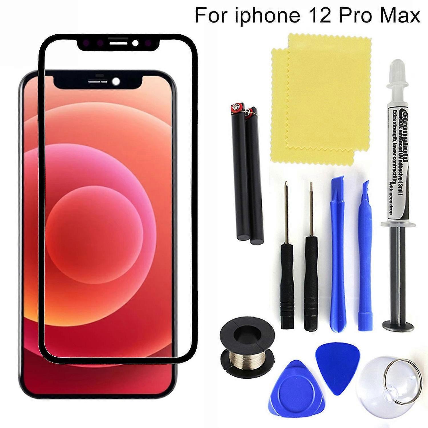 Outer Front Glass Touch Screen Replacement Tool Kit for iPhone 12/Mini/Pro Max