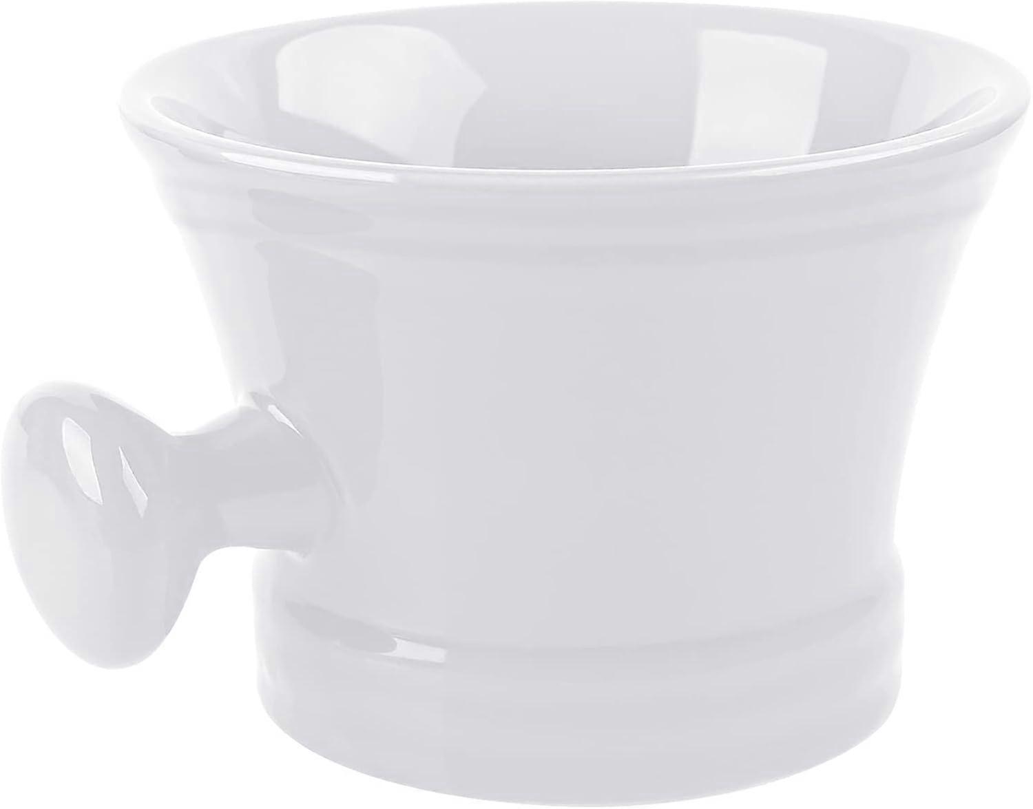 Shaving Soap Bowl /Mug With Handle unbreakable plastic light weight