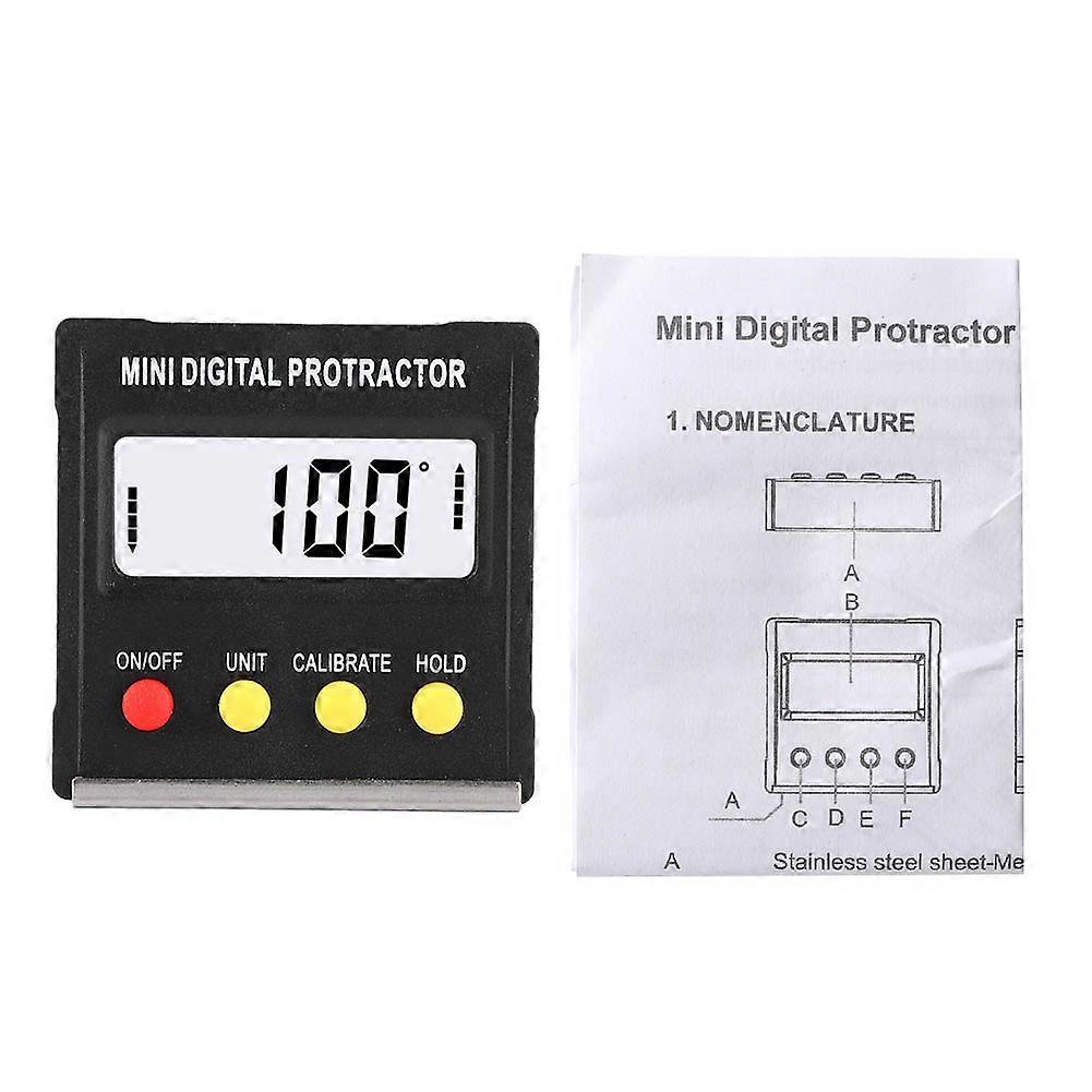 Mini Electronic Digital Lcd Protractor Angle Finder Level Box Inclinometer Measuring Tools