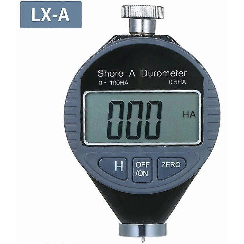 Portable Shore Hardness Tester 0-100Ha Digital Hardness Tester for Durometer Scale Rubber Silicone Leather with Large LCD Display