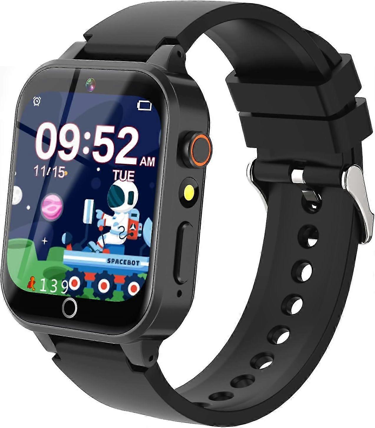 Smart Watch For Kids With 26 Puzzle Games, Hd Touchscreen Camera Music Player Pedometer Alarm Educational Toys Birthday Gift