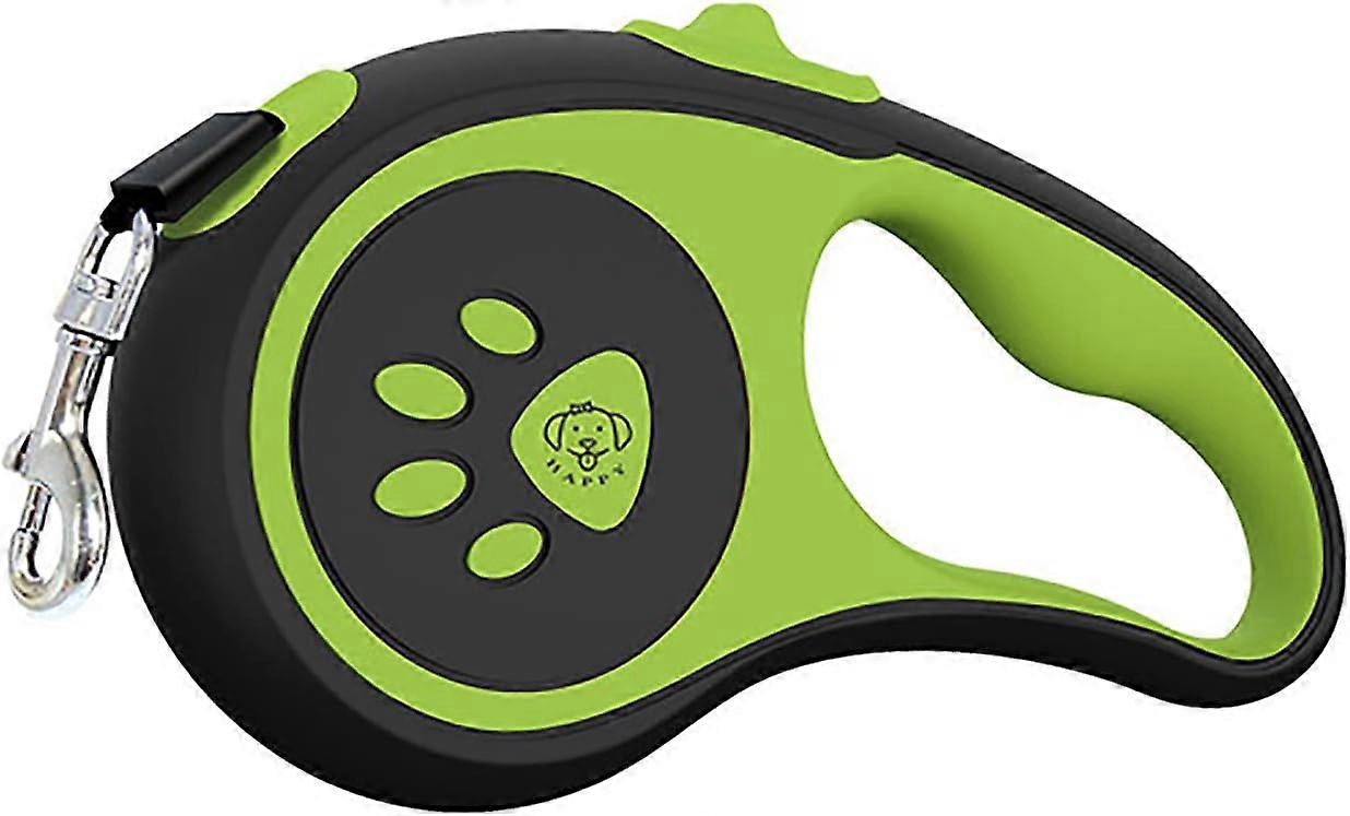 Green 5m Automatic Retractable Traction Rope, Retractable Dog Leash for Pets