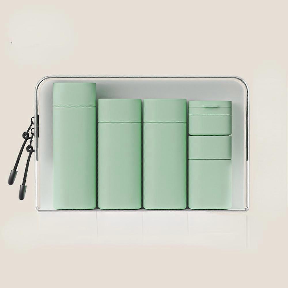 5Pcs Leak-Resistant Travel Bottles Set - Portable Toiletry Containers for Shampoo, Conditioner, Lotion and More - BPA-Free, Unscented, Travel-Sized Pl